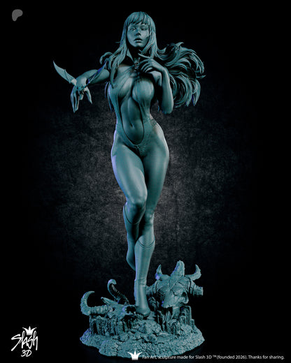 Vampirella Statue 3D-Printed Kit