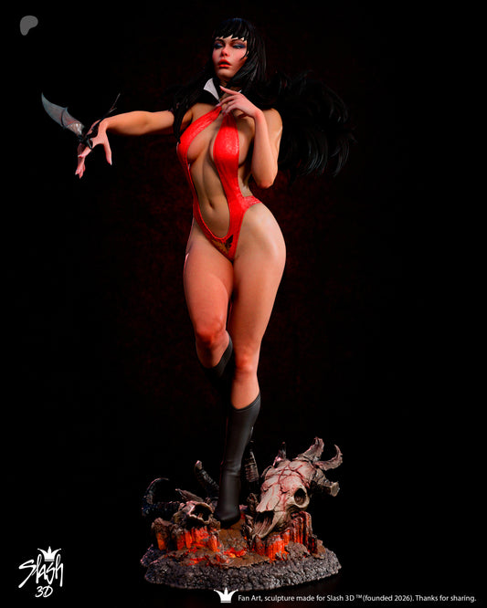 Vampirella Statue 3D-Printed Kit