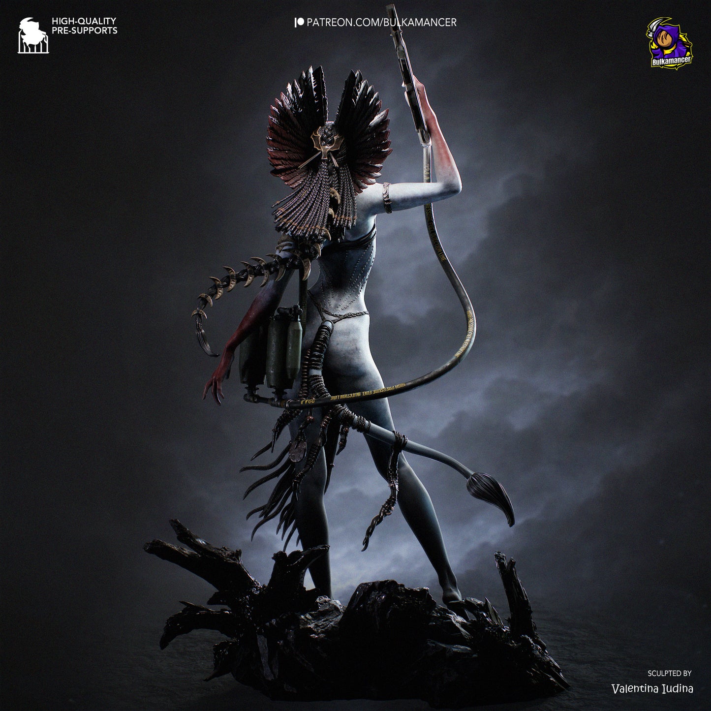 Varang Statue 3D-Printed Kit