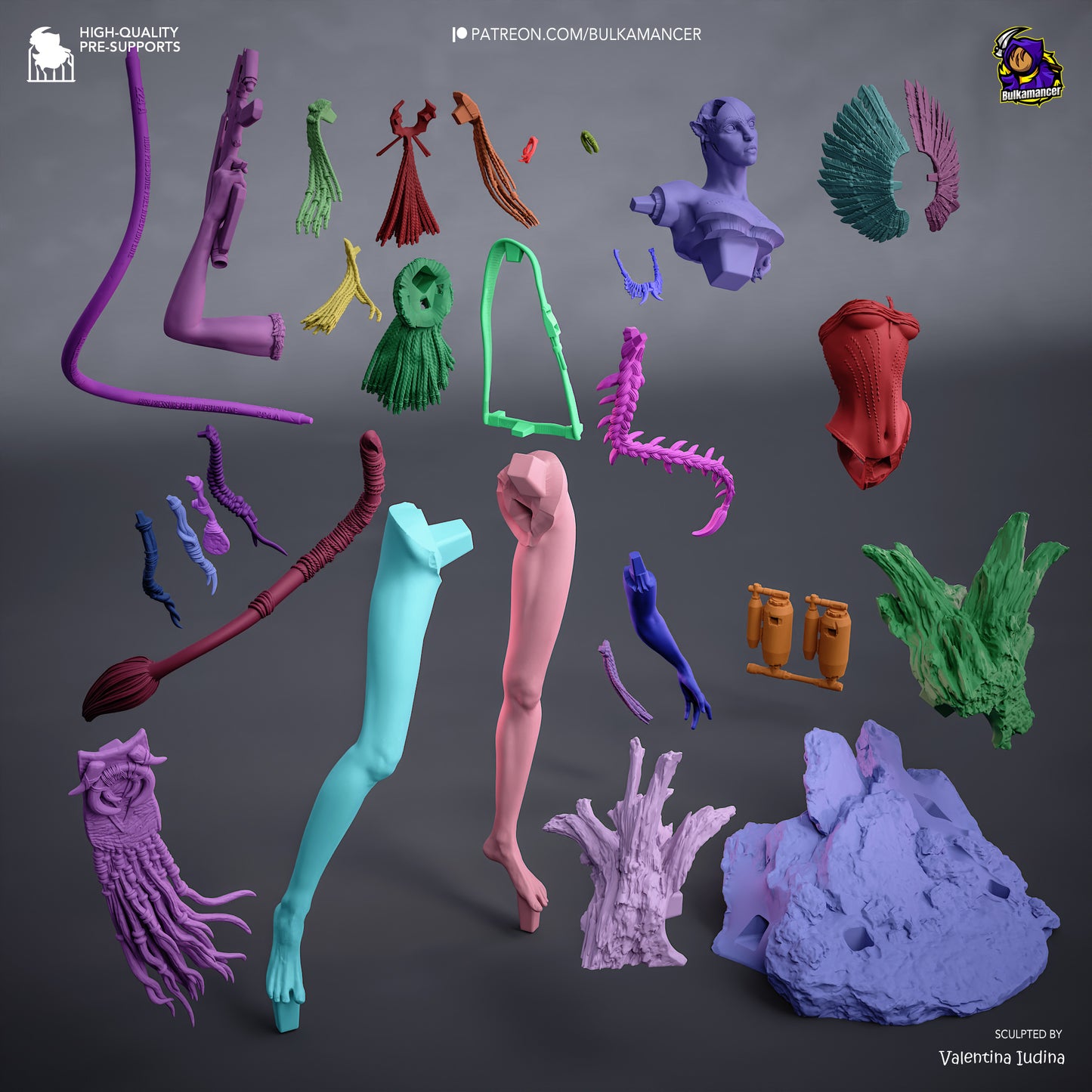 Varang Statue 3D-Printed Kit