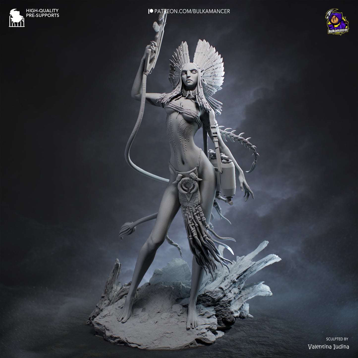Varang Statue 3D-Printed Kit