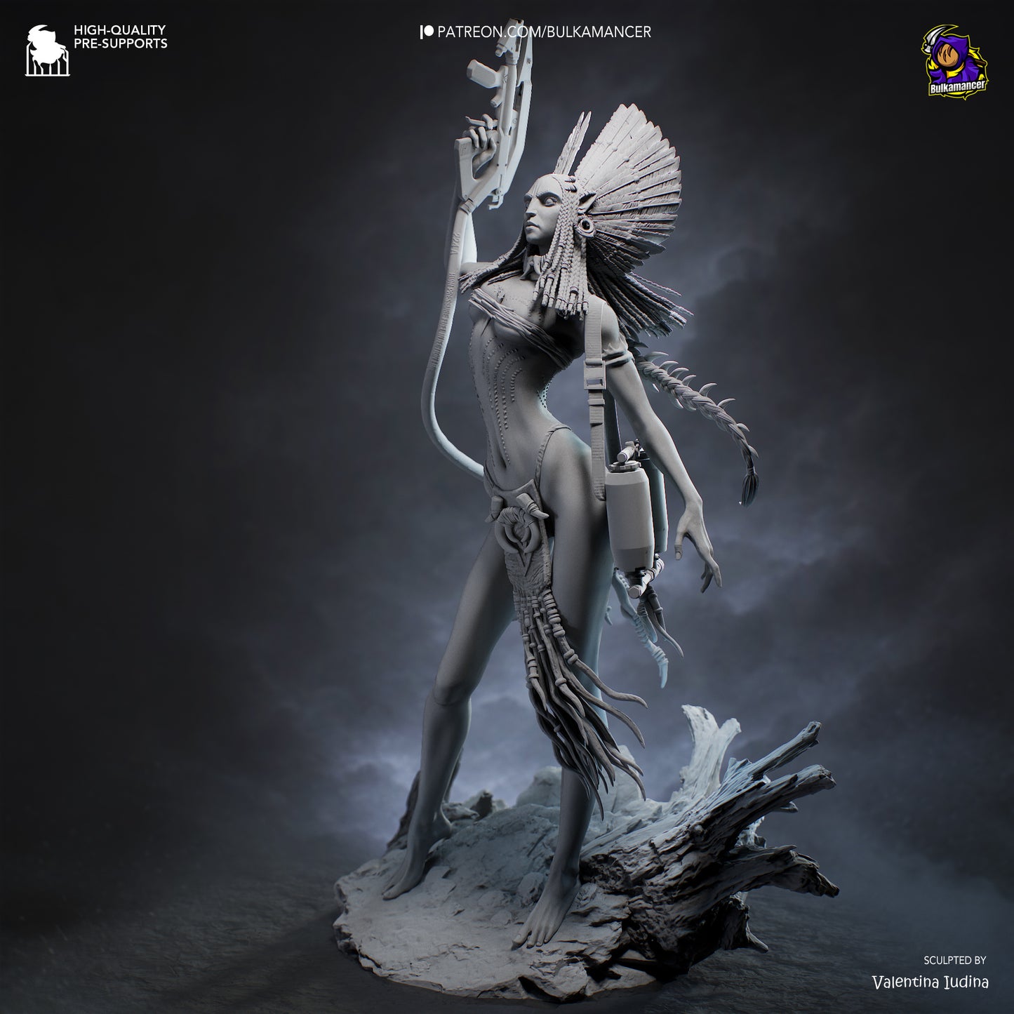 Varang Statue 3D-Printed Kit