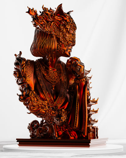 Veil of Kitsune Statue