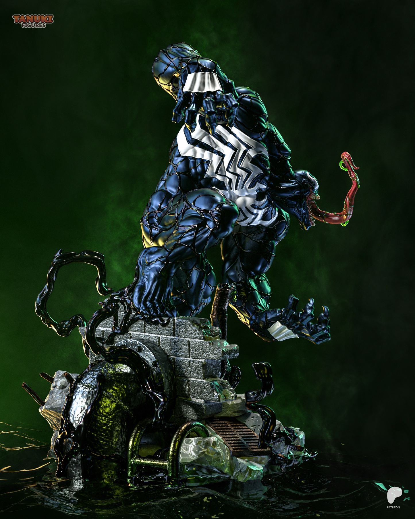 Venom Statue 3D-Printed Kit