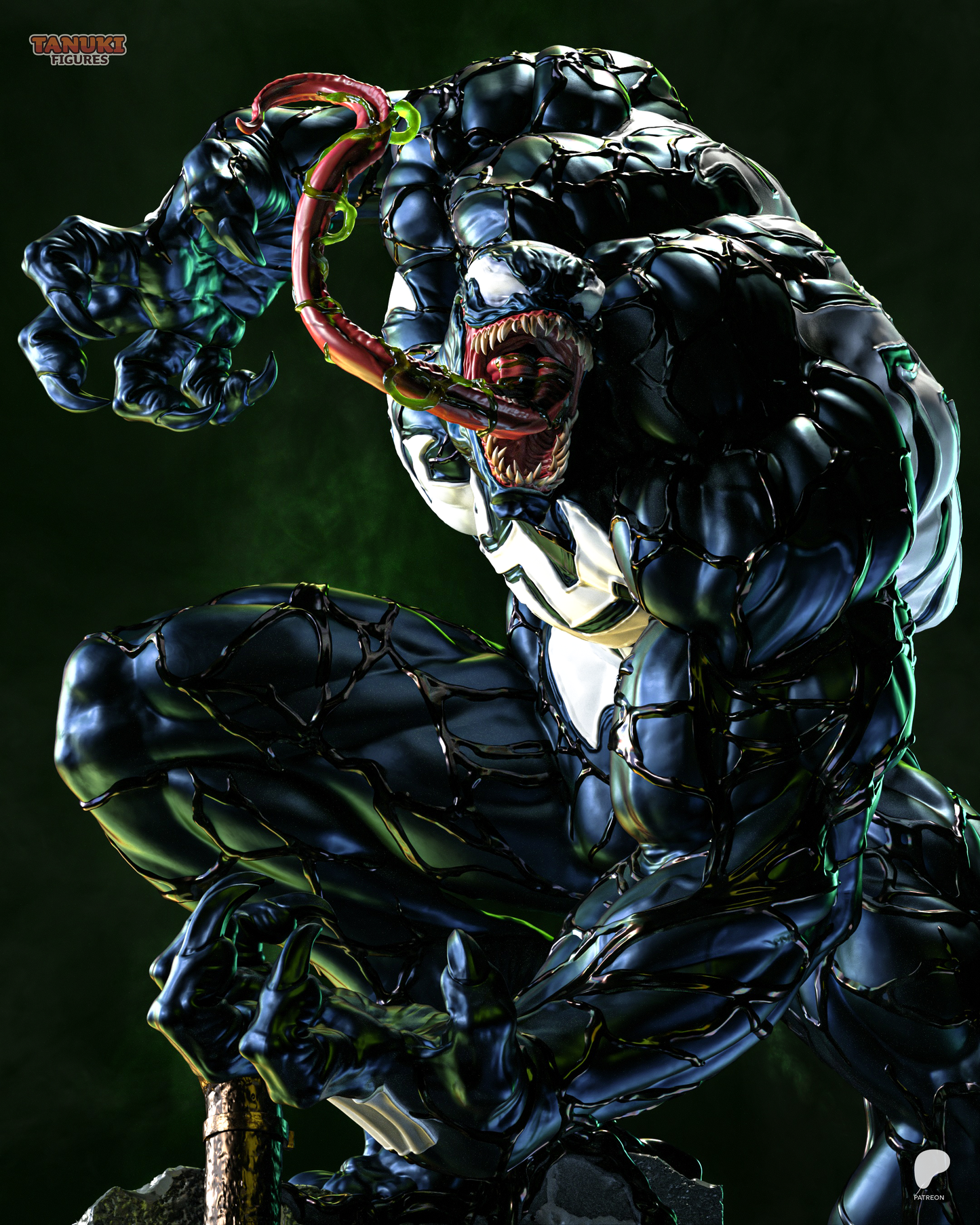 Venom Statue 3D-Printed Kit