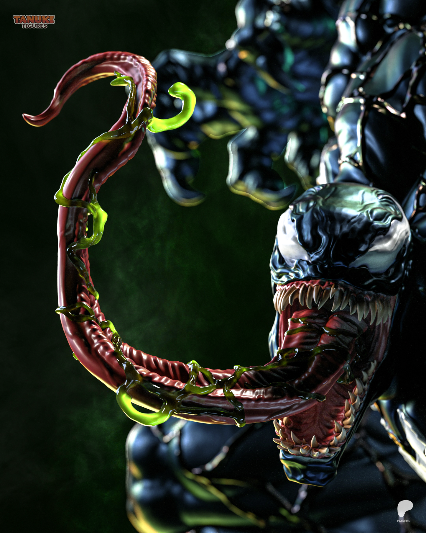 Venom Statue 3D-Printed Kit