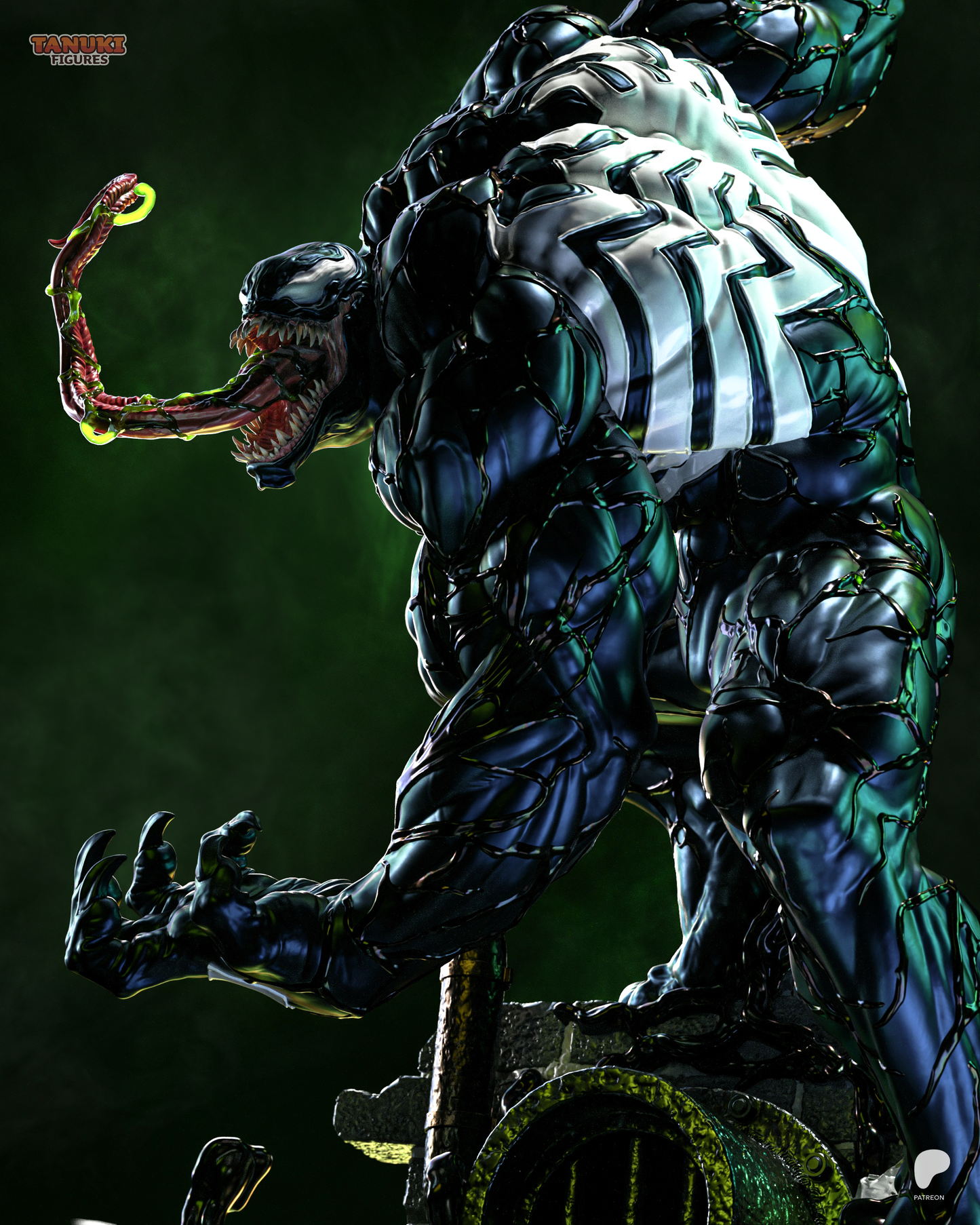 Venom Statue 3D-Printed Kit