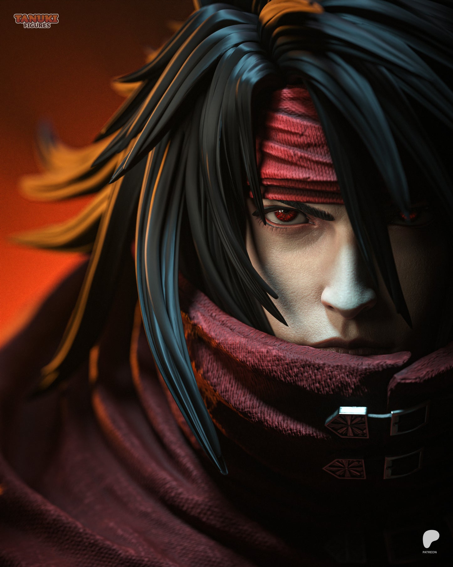 Vincent Valentine Statue 3D-Printed Kit