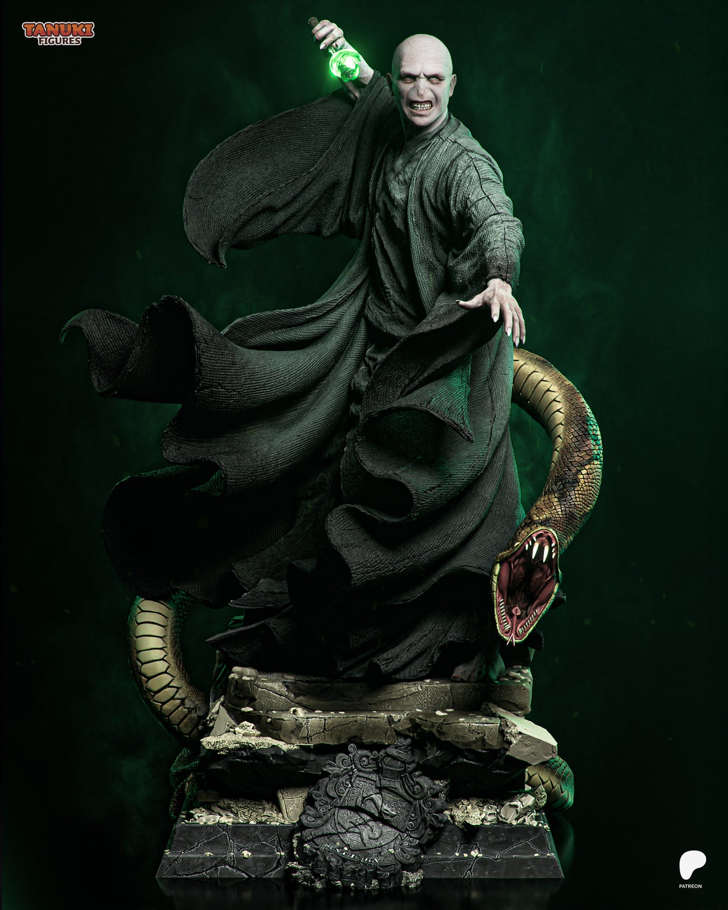 Voldemort Statue 3D-Printed Kit
