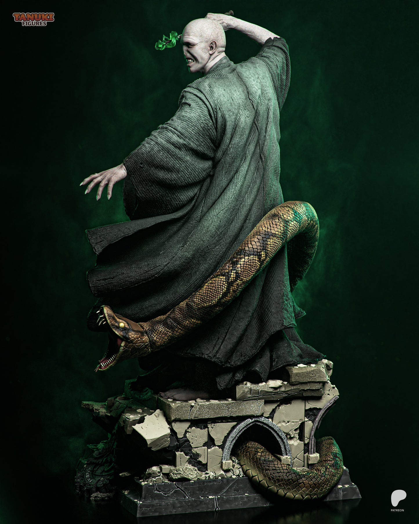 Voldemort Statue 3D-Printed Kit