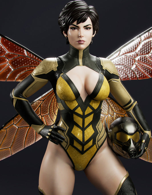 Wasp Statue 3D-Printed Kit