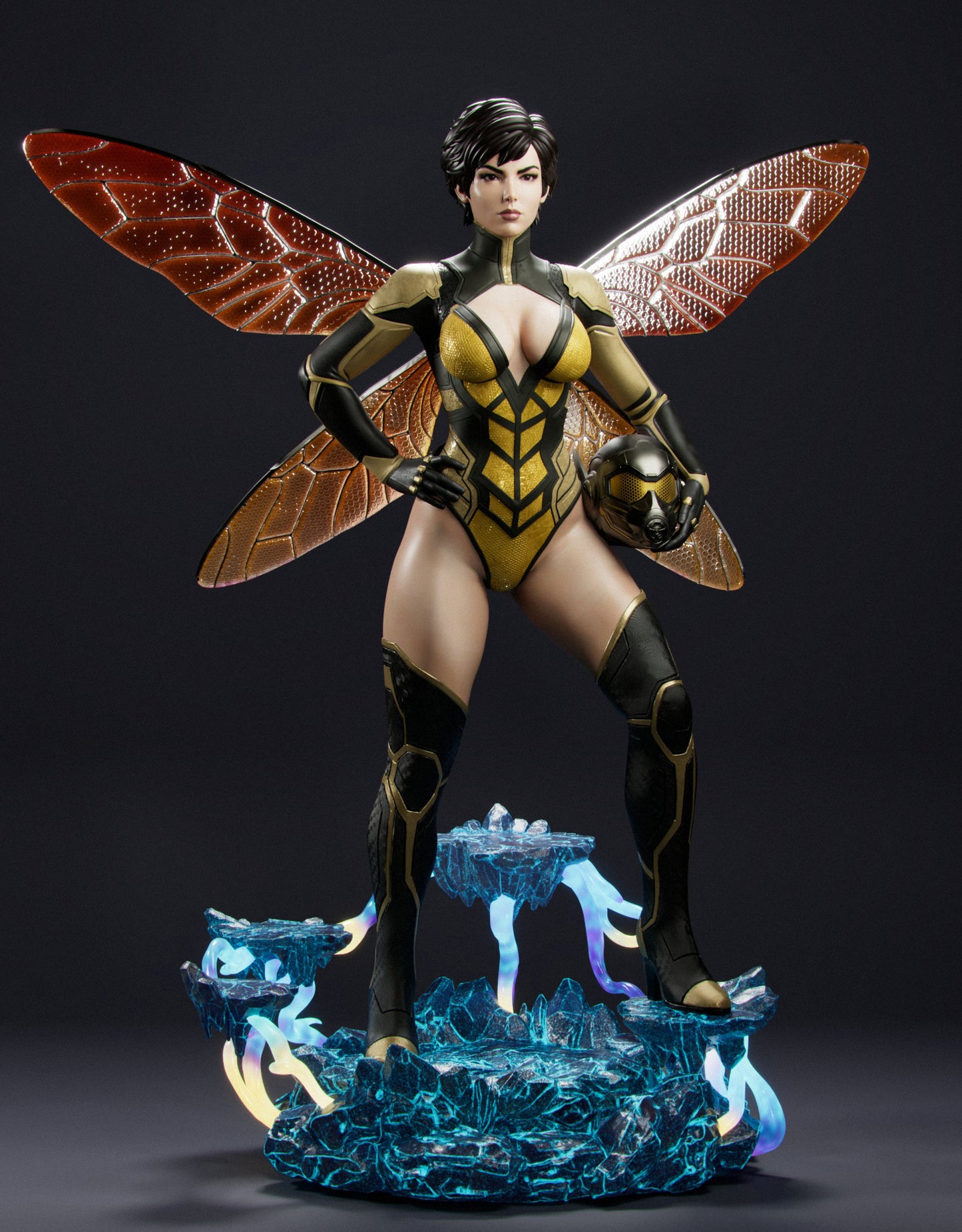 Wasp Statue 3D-Printed Kit