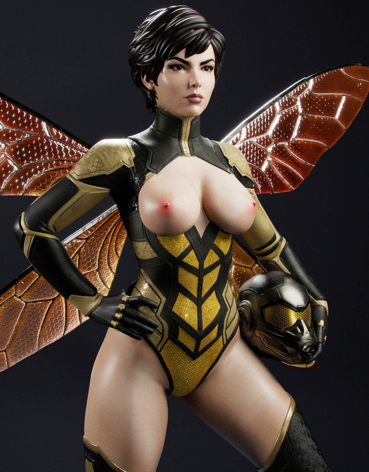 Wasp Statue 3D-Printed Kit