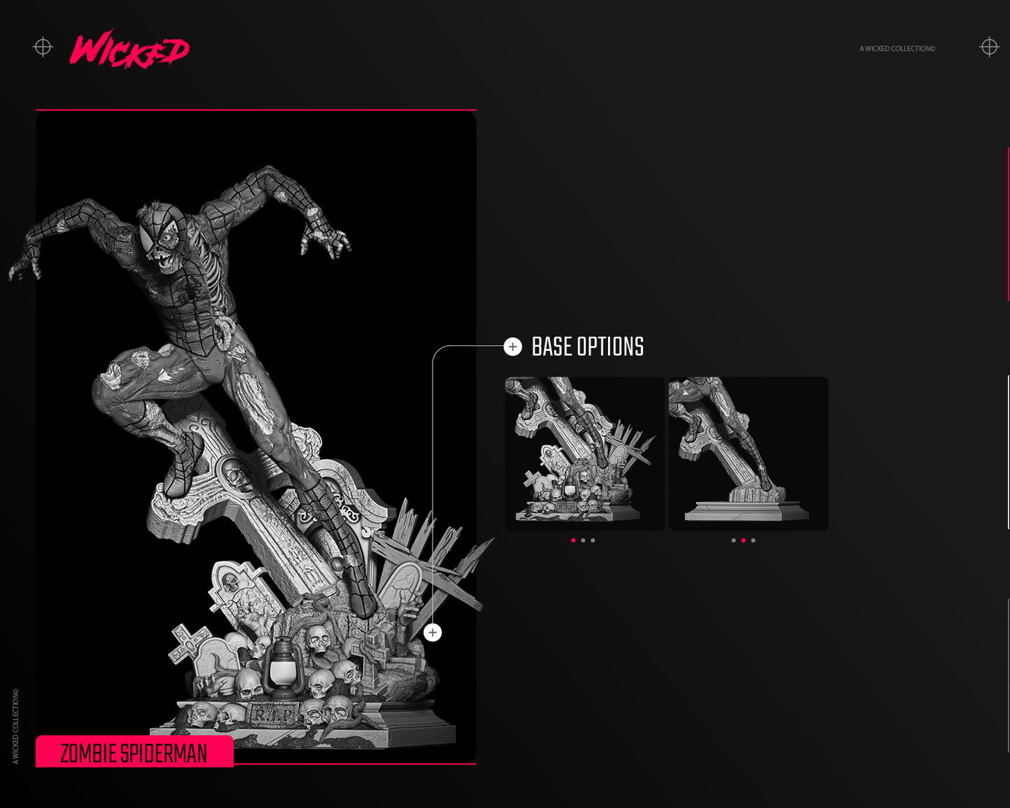 Spiderman Zombie Statue