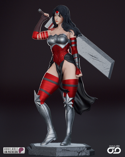 Absolute Wonder Woman Statue 3D-Printed Kit