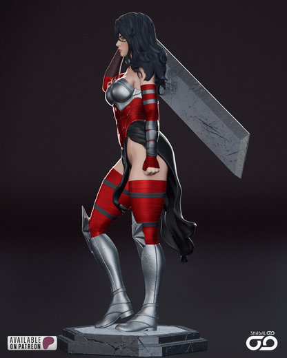 Absolute Wonder Woman Statue 3D-Printed Kit