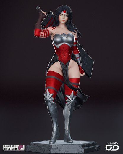 Absolute Wonder Woman Statue 3D-Printed Kit