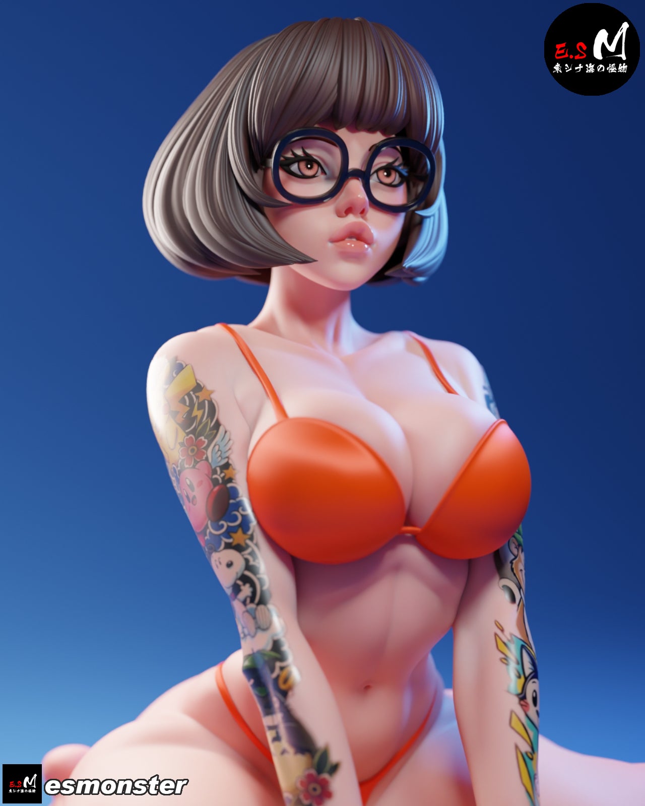Velma (Sun Kissed) Statue 3D-Printed Kit