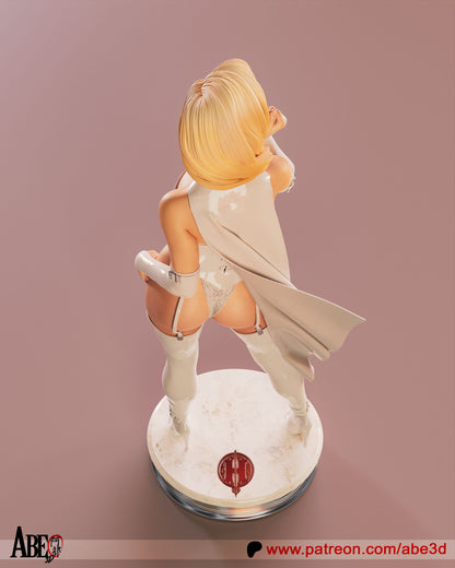 Emma Frost White Queen Statue 3D-Printed Kit