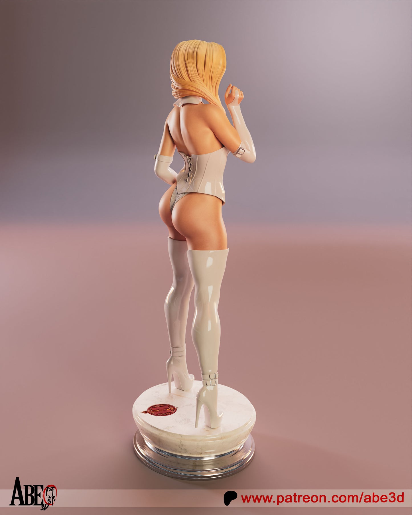 Emma Frost White Queen Statue 3D-Printed Kit