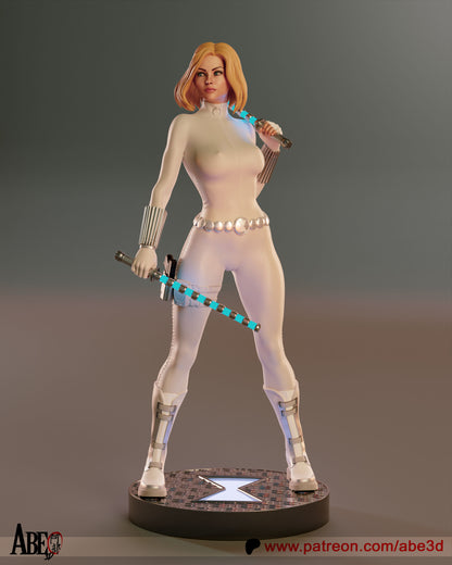 White Widow Statue