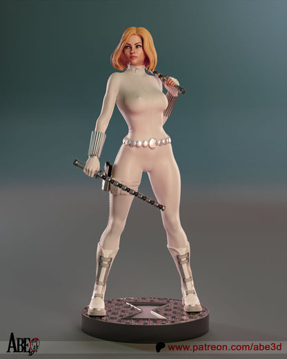 White Widow Statue