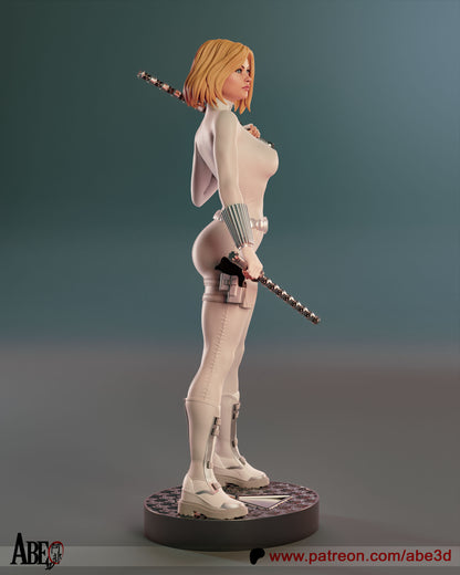 White Widow Statue