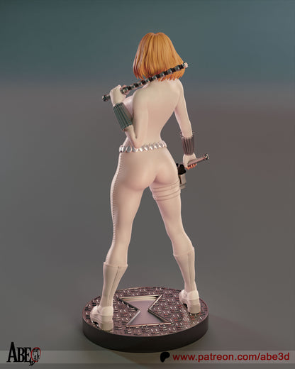 White Widow Statue