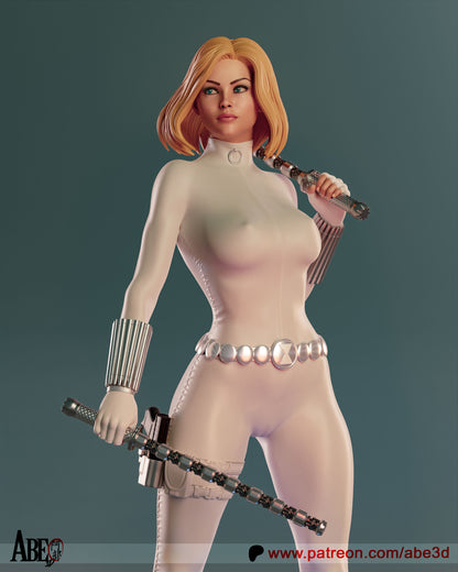White Widow Statue