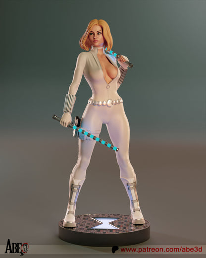 White Widow Statue