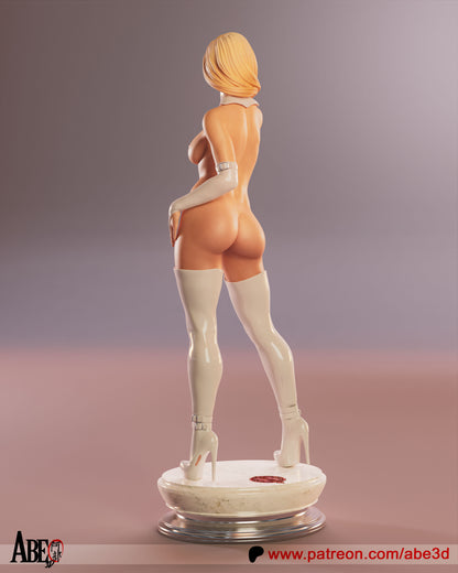Emma Frost White Queen Statue 3D-Printed Kit