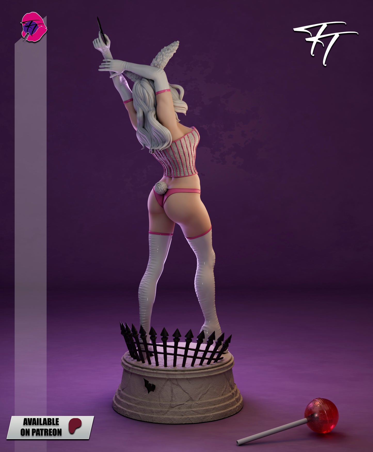 White Rabbit Statue