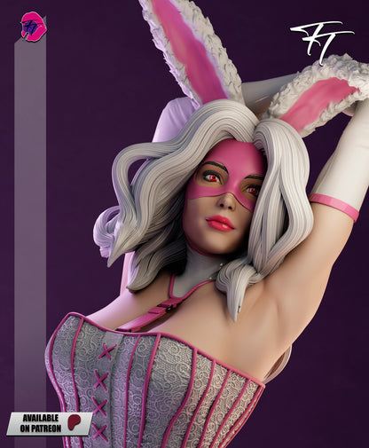 White Rabbit Statue
