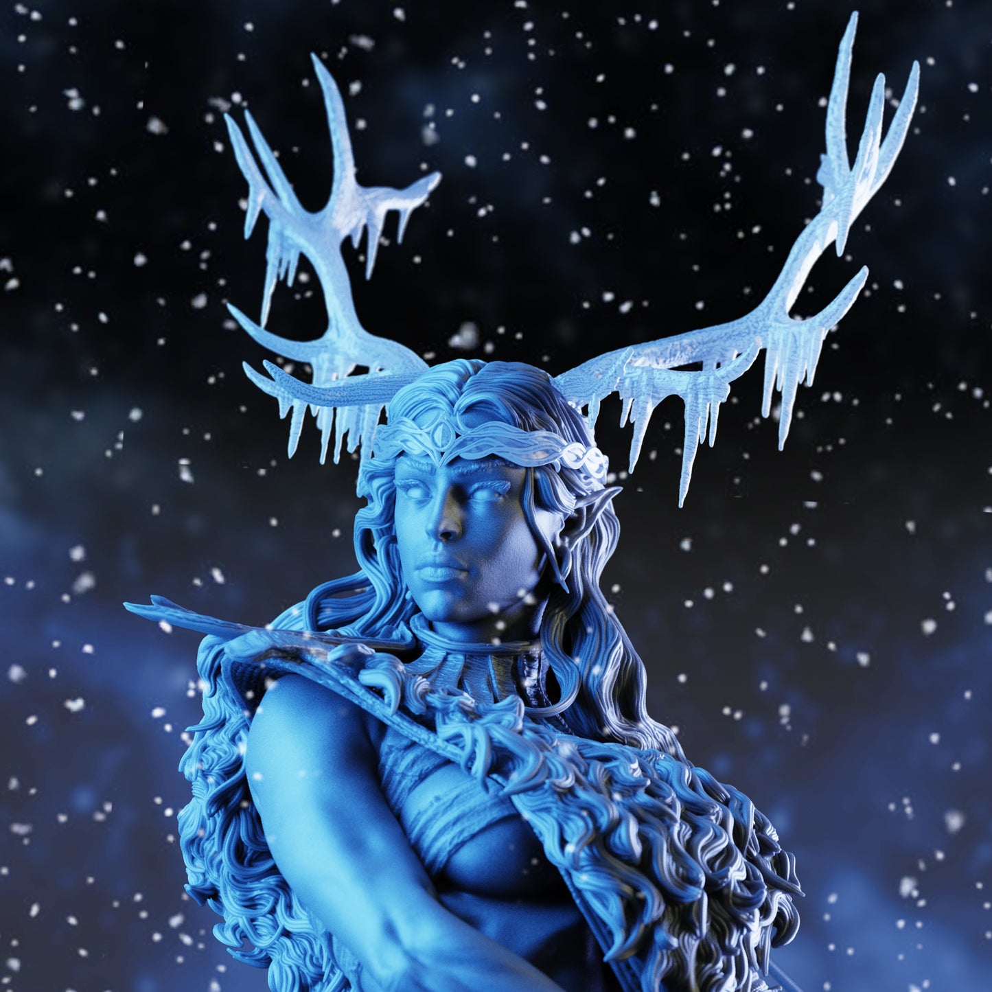 Katryel - The Virtuous Statue 3D-Printed Kit