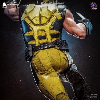 Wolverine Statue 3D-Printed Kit
