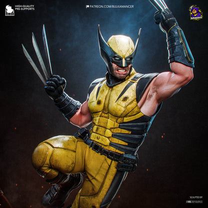 Wolverine Statue 3D-Printed Kit