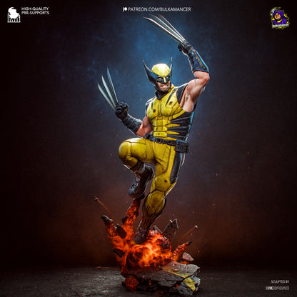 Wolverine Statue 3D-Printed Kit