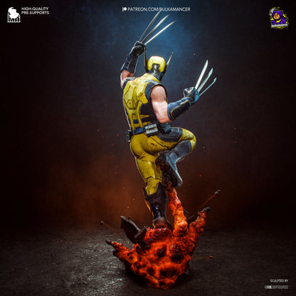 Wolverine Statue 3D-Printed Kit