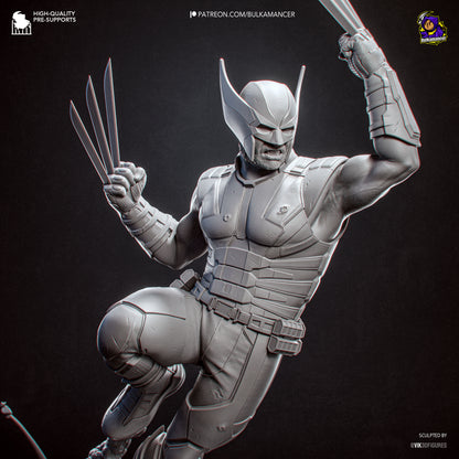 Wolverine Statue 3D-Printed Kit