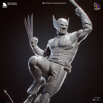 Wolverine Statue 3D-Printed Kit
