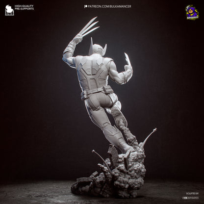 Wolverine Statue 3D-Printed Kit