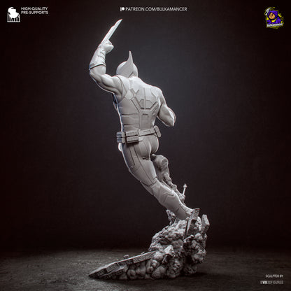 Wolverine Statue 3D-Printed Kit