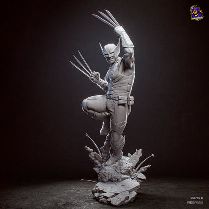 Wolverine Statue 3D-Printed Kit