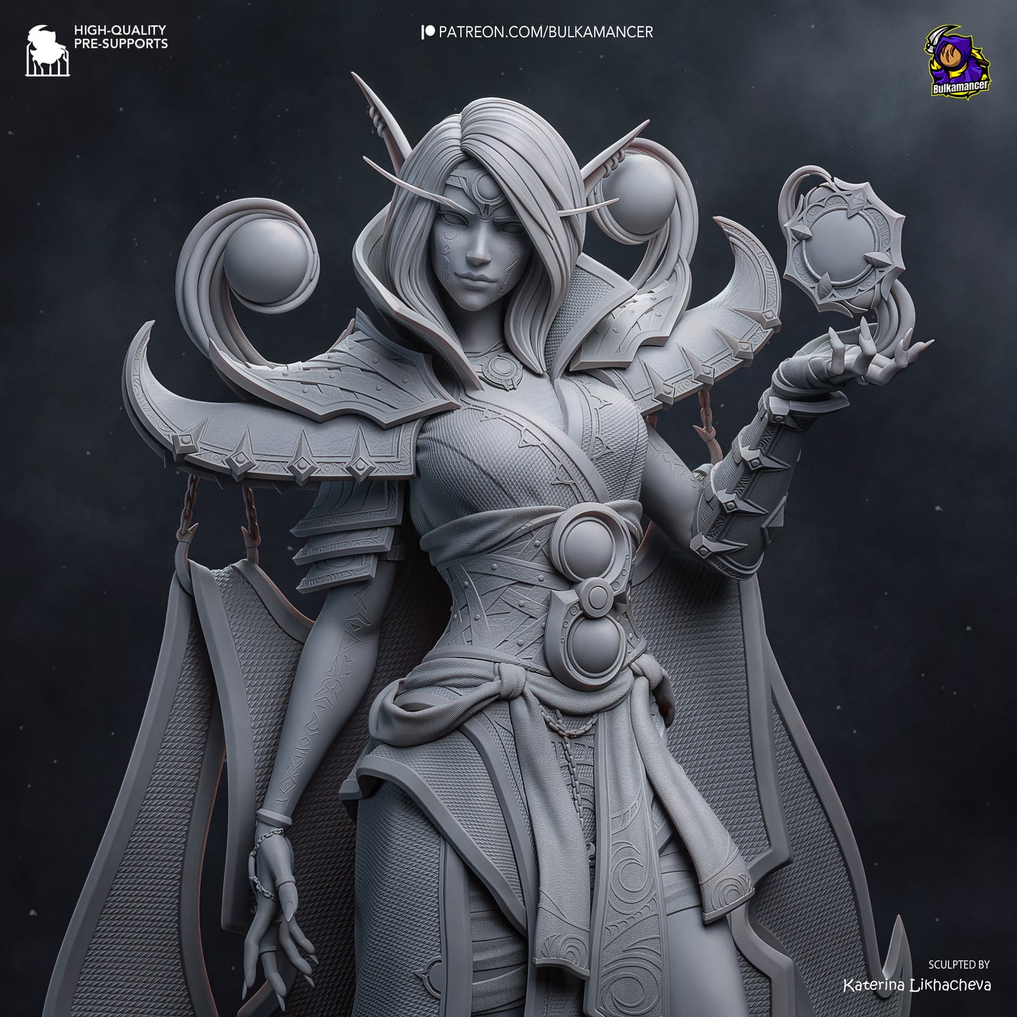 Xal'atath Statue 3D-Printed Kit