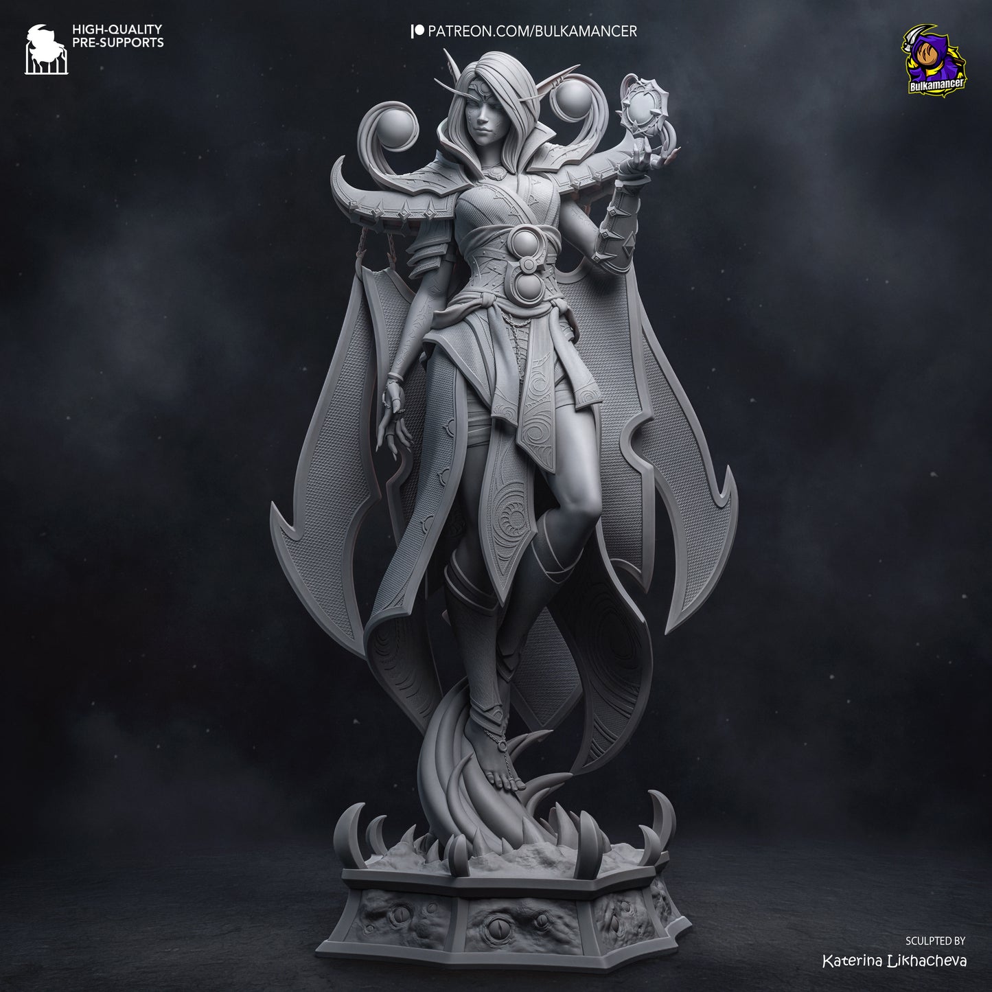 Xal'atath Statue 3D-Printed Kit