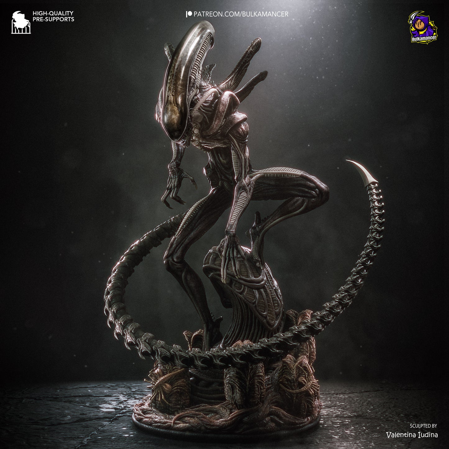 Xenomorph Statue 3D-Printed Kit