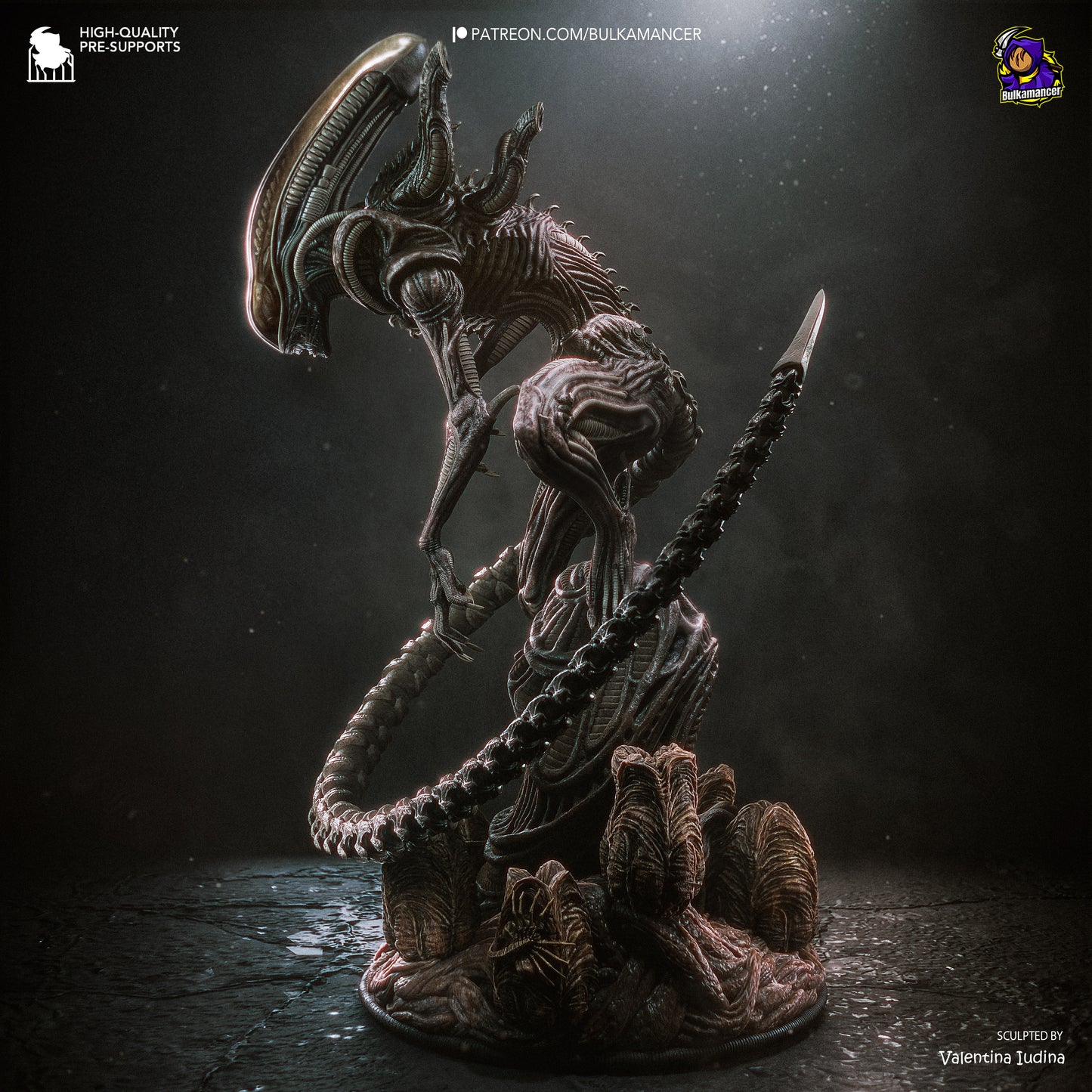 Xenomorph Statue 3D-Printed Kit