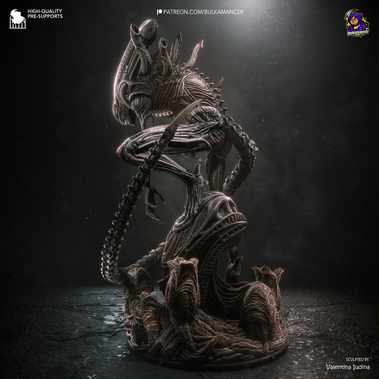 Xenomorph Statue 3D-Printed Kit