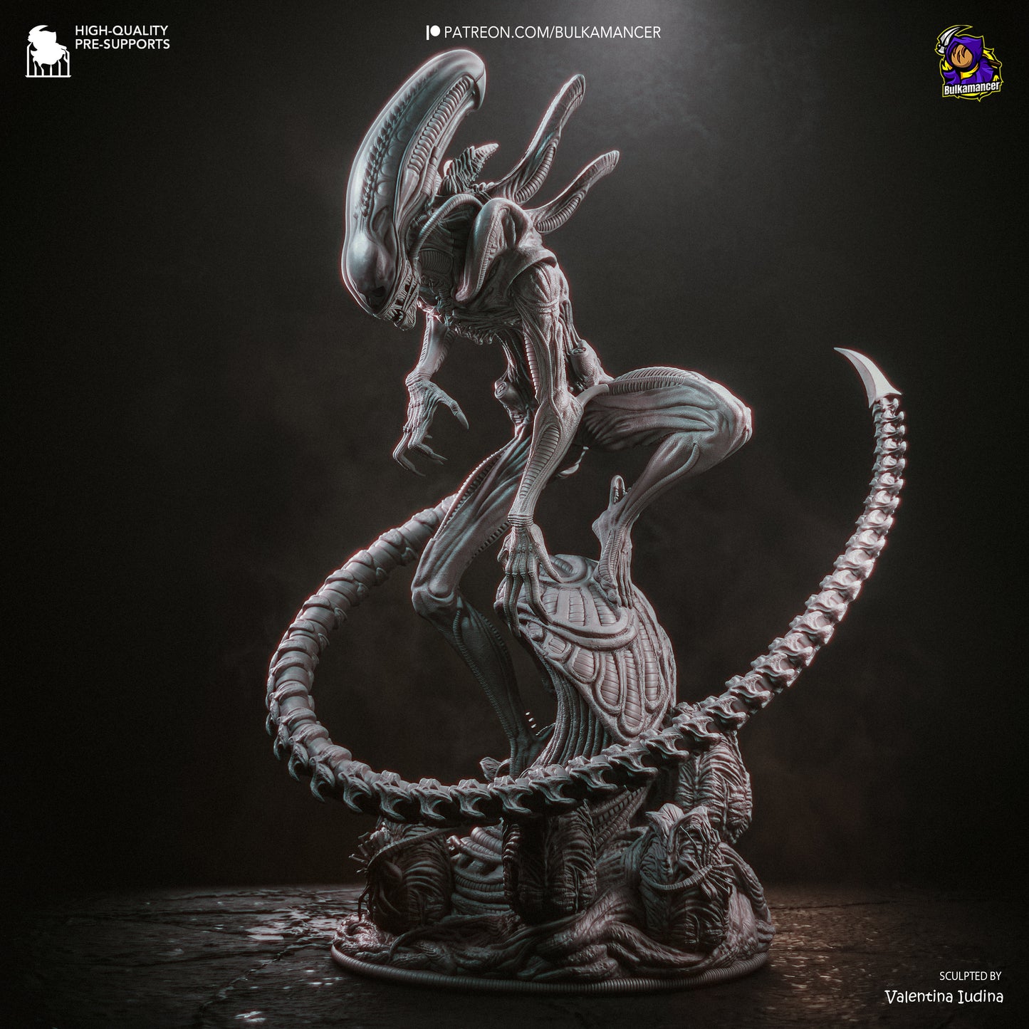 Xenomorph Statue 3D-Printed Kit