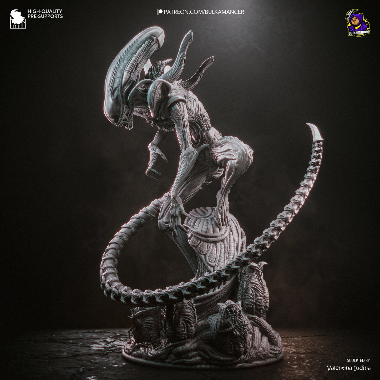 Xenomorph Statue 3D-Printed Kit